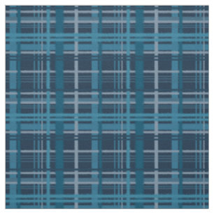 Tecido Padrão azul de Tartan