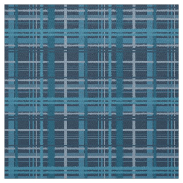 Tecido Padrão azul de Tartan (Modelo)