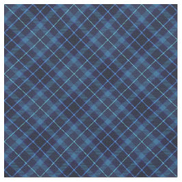 Tecido Padrão Azul do Marinho Grunge Xadrez Escuro Unisex