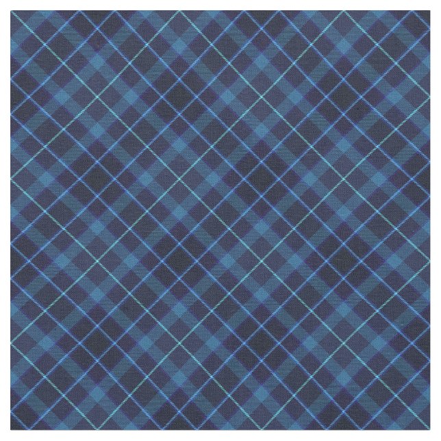 Tecido Padrão Azul do Marinho Grunge Xadrez Escuro Unisex (Detalhe)