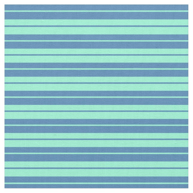 Tecido Padrão Azul e Aquamarino (Detalhe)