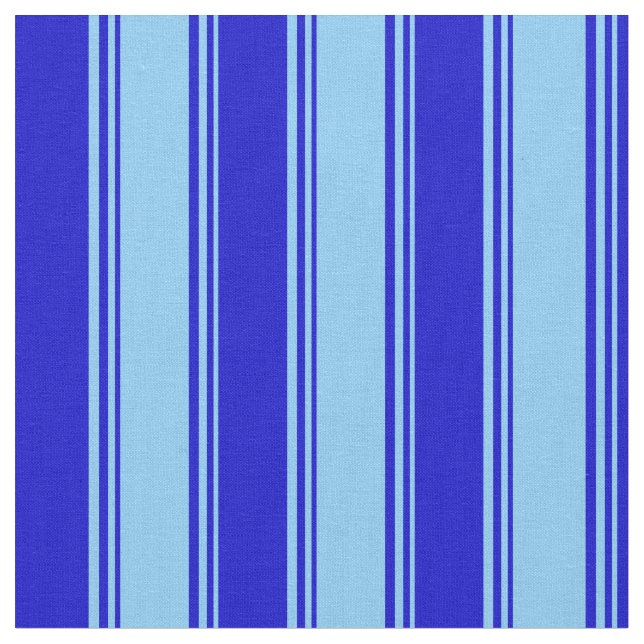 Tecido Padrão Azul e Azul do Céu Claro (Detalhe)