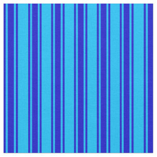Tecido Padrão Azul e Azul do Céu Profundo