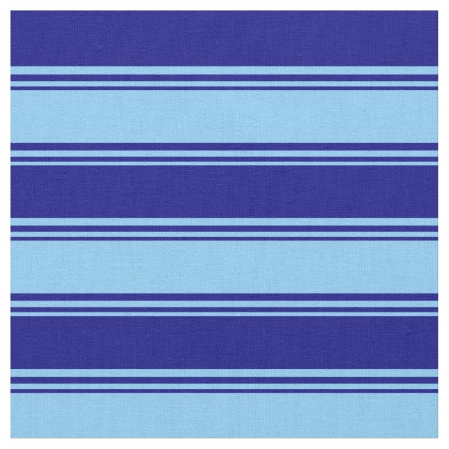 Tecido Padrão Azul e Azul Linhado/Striped (Detalhe)