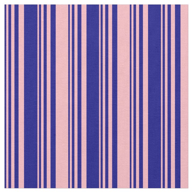 Tecido Padrão Azul e Rosa claro (Detalhe)