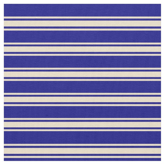 Tecido Padrão Azul e Tan (Detalhe)