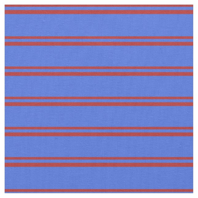 Tecido Padrão Azul Vermelho e Real das Stripes (Detalhe)