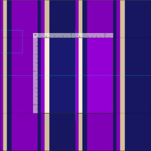 Tecido Padrão Azul, Violeta Escuro e Banho da Meia-Noite