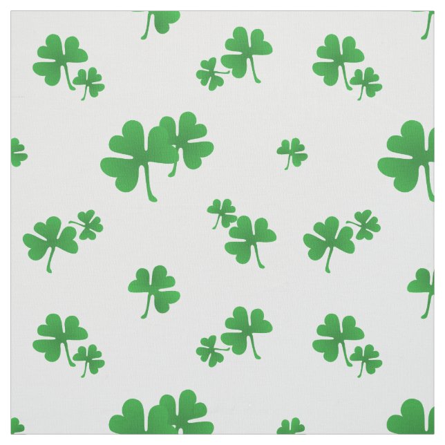 Tecido Padrão Bastante Irlandês de Shamrock (Modelo)