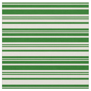 Tecido Padrão bege e verde escuro Vinculado/Striped