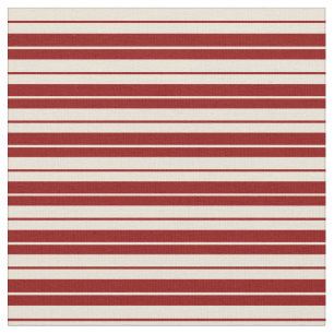Tecido Padrão Bisco e Vermelho Escuro Colorido de Stripes