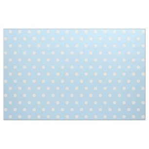 Tecido Padrão Bolinhas Retrópicas Branco Azul-Feno FAZE