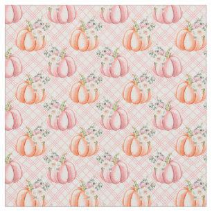 Tecido Padrão bonito de Pumpkin de Queda Rosa