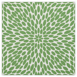 Tecido Padrão Bonito desenhado à mão verde