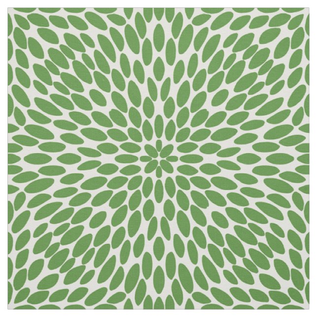Tecido Padrão Bonito desenhado à mão verde (Modelo)