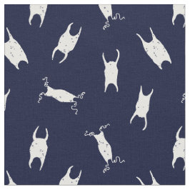 Tecido Padrão Branco Azul Do Ovo Do Tubarão