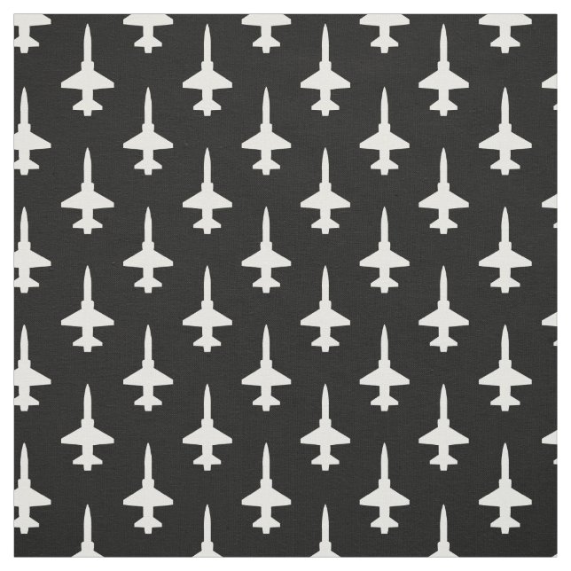 Tecido Padrão branco de talão T-38 em preto (Modelo)