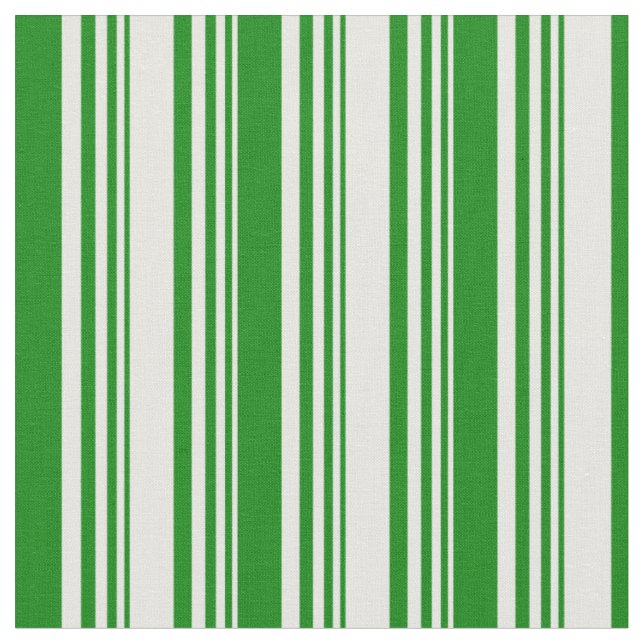 Tecido Padrão branco e verde colorido (Detalhe)