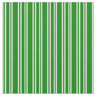 Tecido Padrão branco e verde riscado/alinhado