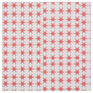 Tecido padrão branco vermelho A 2-22