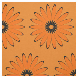 Tecido Padrão Brilhante de Abstrato Sunflower