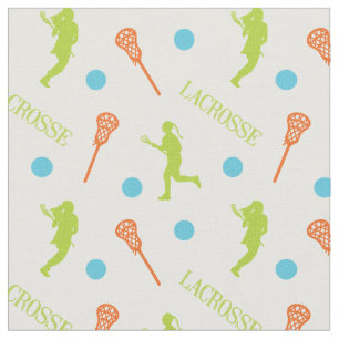 Tecido Padrão Brilhante do jogador de lacrosse
