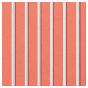 Tecido Padrão Castanho, Cinza clara, branco e linhas verm