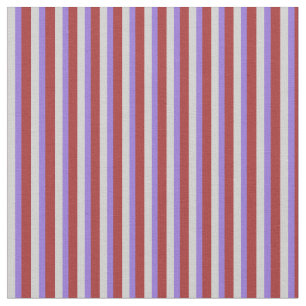 Tecido Padrão Castanho, Roxo e Cinzas Leves de Stripes