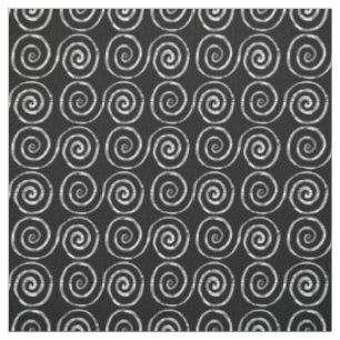 Tecido Padrão Celta de Espiral Dupla