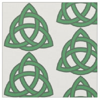 Padrão Celta Verde do Nó Triquetra