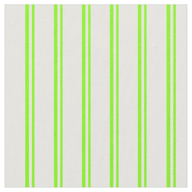 Tecido Padrão Chartreuse e Linhas Brancas/Stripes (Detalhe)