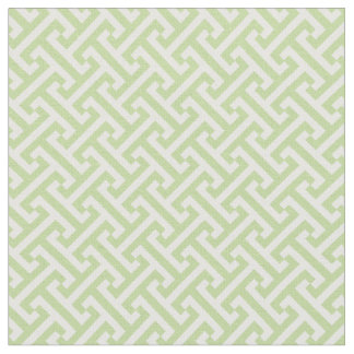 Tecido Padrão-chave grego do Mint Green