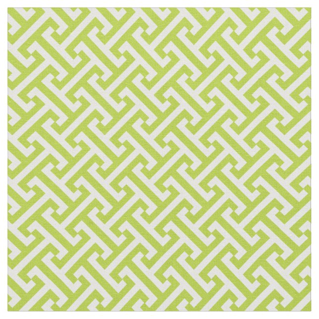 Tecido Padrão-chave grego verde da Apple (Detalhe)
