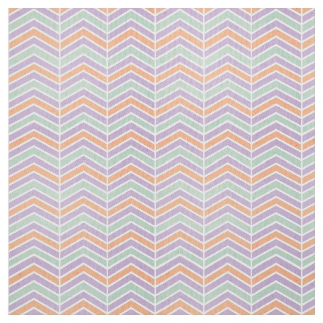 Tecido Padrão Chevron com primavera de Cores Desbotadas (Modelo)