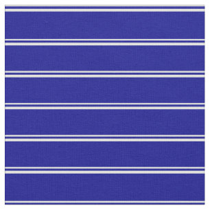 Tecido Padrão Cinano Claro e Azul Escuro Striped/Links