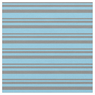 Tecido Padrão cinza e Azul Céu