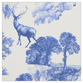 Tecido Padrão Clássico Azul de Depósito de Milho Francês