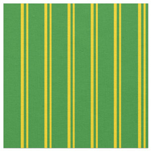 Tecido Padrão colorido amarelo e verde florestal