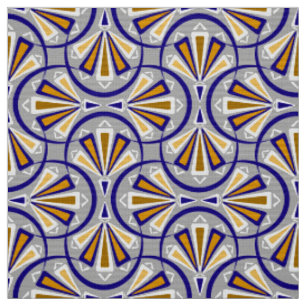 Tecido Padrão colorido art déco.