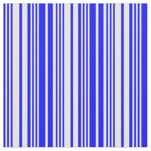Tecido Padrão Colorido Azul e Branco das faixas
