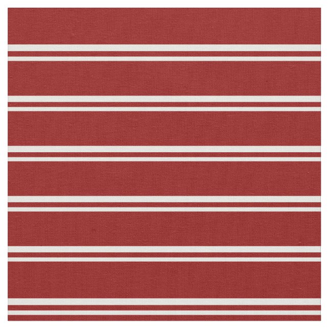 Tecido Padrão Colorido Vermelho Branco e Escuro das faixa (Detalhe)