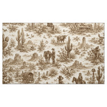 Padrão contínuo de Toile do Deserto Ocidental Vint