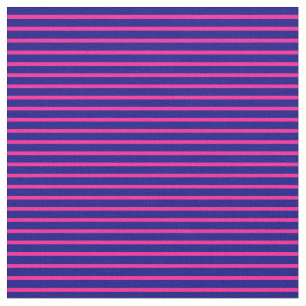 Tecido Padrão cor-de-rosa profundo e azul