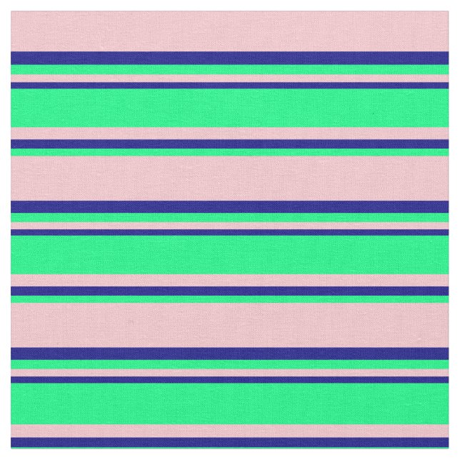 Tecido Padrão Cor-de-rosa, verde e azul com revestimento/ (Detalhe)