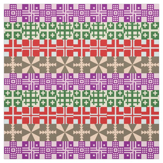 Tecido Padrão Cruzado Cristão 1 (Modelo)