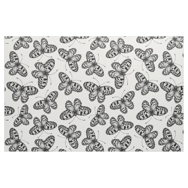 Tecido Padrão da borboleta de pipa de papel (Fat Quarter)