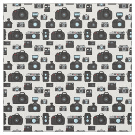 Tecido Padrão da câmera retrorreflectora preta e branca