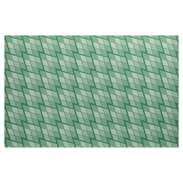 Tecido - Padrão da Escala de Peixes Diamantes (Fat Quarter)
