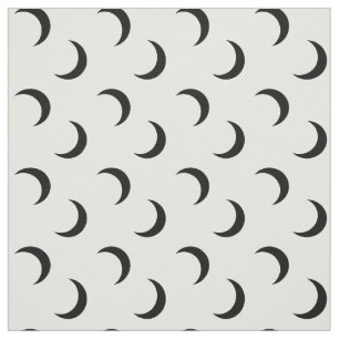 Tecido Padrão da Lua Crescente Elegante