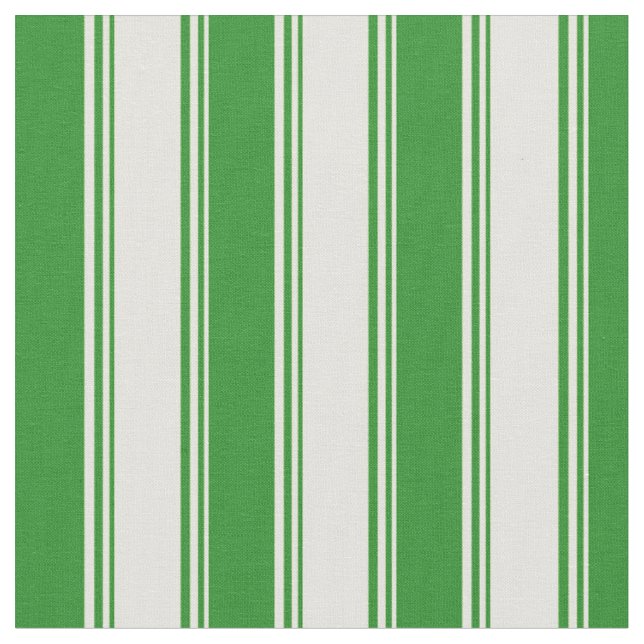 Tecido Padrão das Linhas Verde Amarelo-Claro e Floresta (Detalhe)